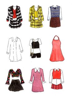 Clueless Movie, Fashion 60s, Cher Clueless, Clueless Fashion, Cher Horowitz, 90s Inspired Outfits, Cooler Style, Fashion 70s, Fashion Art Prints