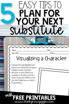 the 5 easy tips to plan for your next subsiture with free printables