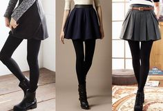 We choose the most awesome outfits with leggingscheck them outWhat shoes are best with leggings 🔥 Short Skirts With Leggings, Black Skirt And Leggings Outfits, Skirt With Leggings Outfit Winter, Black Skirt Leggings Outfit, Short Black Skirt With Tights Outfit, Black Skirt With Black Tights, Legging Skirt Outfit