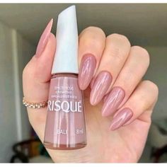 Esmalte Risque  Longa Duração  Cremoso Boho Nails, Shoe Nails, Manicure Y Pedicure, Classy Nails, Stiletto Nails, Perfect Nails