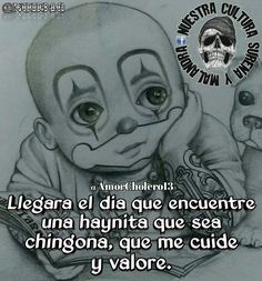 a drawing of a baby with a skull on it's head and the caption in spanish