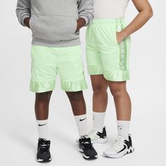 Make your first move your best move with the help of these Elite Basketball Shorts. Lightweight and breathable, the fabric is loaded with Dri-FIT tech to help keep you cool and comfortable whether you're playing to win or just for fun. Boys Basketball Shorts, First Move, Boys Basketball, Summer Events, Basketball Shorts, White Style, Just For Fun, Nike Dri Fit, Big Kids