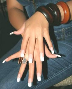 White French Nails, Manicure Designs, French Manicure Designs, French Manicure Nails, Classic French Manicure