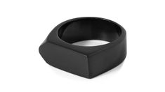 Buy Lucleon - Black Vincent Ring for only $39. Shop at Trendhim and get 365 day free returns. We take pride in providing an excellent experience. Modern Black Enamel Jewelry, Modern Black Rings As Gifts, Modern Black Rings For Gift, Modern Black Rings For Gifts, Black Stainless Steel Open Ring, Modern Black Open Ring, Modern Black Stainless Steel Jewelry, Modern Black Jewelry, Modern Black Enamel Open Ring