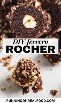 This homemade vegan Ferrero Rocher recipe is easy to make for a homemade version of the classic hazelnut truffle that comes in a golden wrapper.  Ferrero Rocher is a much-loved candy made with rich chocolate truffle with a hazelnut center, coated in vanilla wafer, chocolate and hazelnuts pieces. They’re most popular during the holiday season. Wafer Chocolate, Vanilla Wafer, Healthy Vegan Breakfast, Hazelnut Butter, Chocolate Truffle, Vegan Meal Prep