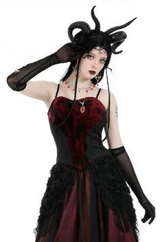 Red Velvet Corset Fitted Gothic Tops, Red Gothic Sleeveless Top, Red Sleeveless Gothic Top, Gothic Fitted Top For Cosplay, Fitted Gothic Top For Cosplay, Red Fitted Top With Boned Bodice, Fitted Red Top In Edgy Style, Red Corset For Alternative Fashion, Red Punk Fitted Corset