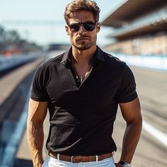 Season:Summer; Fabric:100% Cotton; Sleeve Length:Short Sleeve; Look After Me:Washable,Wet and Dry Cleaning; Gender:Men's; Style:Basic,Fashion,Comfortable; Elasticity:Micro-elastic; Tops Type:Polo Shirt,Golf Shirt; Occasion:Holiday,Sports,Casual; Fit Type:Regular Fit; Pattern:Plain; Design:Button; Neckline:Lapel; Brand:Ador; Listing Date:01/19/2024; Bust:; Length:; Shoulder Width:; Sleeve: Polo Tee Outfit Men, Mens Golf Fashion, Sports Tshirt Designs, Polo Tee Shirts, Basic Fashion, Men Casual Summer, Mens Fashion Simple, Mens Fashion Edgy, Jordan Outfits