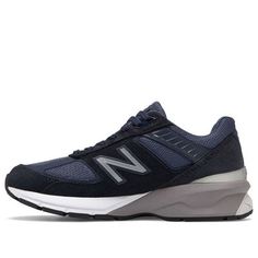 New Balance 990v5 W990NV5 (SNKR/Women's) Fashion Performance, Stylish Sneakers, Perfect Pair, New Balance, Your Perfect, Navy, Sneakers, Silver