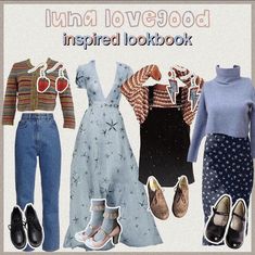 Luna Lovegood Outfits Aesthetic, Luna Lovegood Inspired Outfits, Luna Lovegood Aesthetic Outfit, Luna Lovegood Outfits, Hogwarts Outfits, Everyday Cosplay, Dark Academia Fashion, Harry Potter Outfits, Luna Lovegood