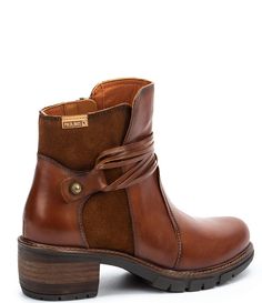 Pikolinos San Sebastian Leather Ankle Boots | Dillard's Brown Dress Boots, Business Casual Winter, Fall Shoe, 2024 Wishlist, Business Casual Shoes, Work Style, San Sebastian, Fall Shoes, Christmas 2024