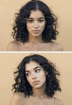 Short Curly Hair Without Bangs, Short Curly Hair Face Framing Layers, Curly Hair Square Face Haircuts, Curly Hair Cuts Mid Length, Short Curly Haircuts Middle Part, Mid Length Haircut Curly Hair, Short Curly Hair With Face Framing Layers, Curly Short Hair Aesthetic, Midlength Curly Hair