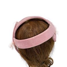 Vintage Headband, Headband Hat, Vintage Headbands, Turbans, Pink Velvet, 1950s Vintage, Moscow, Headpiece, Veil