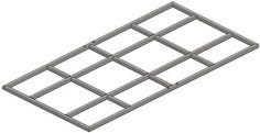 an image of a metal grid on a white background