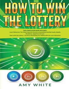 the cover of how to win the lottery book, with seven different colors and numbers