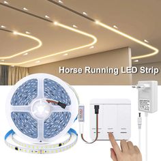 the horse running led strip is connected to an electrical device