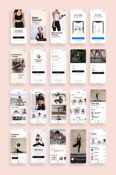 the app is designed to look like it could be used for yoga and other activities