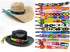 I love Mexico celebrates the native crafts of Mexico and the artists that produce them, enabling them and their communities to get recognized for their talented work and achieve economic stability for their families. This listing is for one piece of this beautiful handmade multi colored hat bands. They are prefect to add to your closet for your favorite dress, hat or even a shoulder bag as a lovely strap in multi colors. When purchasing please select the style you like referring to the picture w Casual Woven Hat Bands For Festivals, Adjustable Woven Hat Bands For Summer, Adjustable Woven Hats, Adjustable Woven Hats One Size, Artisan Hat Bands For Summer Festivals, Adjustable Straw Rodeo Cap, Adjustable Straw Cap For Rodeo, Adjustable Summer Hats As Gift, Multicolor Straw Hat With Flat Brim For Festivals