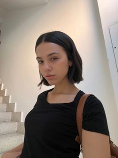 Clean Goth, Girl Haircut, Pinterest Makeup, Fresh Skin, Selfie Ideas Instagram, Pure Beauty, Hair Looks, Short Hair Cuts, Hair Inspo