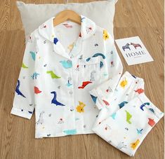 Dino Print PJ Set - Momorii Too Loud, Pj Sets, Dinosaur Print