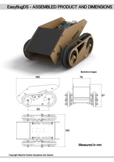 an assembly manual for the easybuds assembly machine, with instructions on how to use it