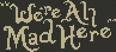 an image of the back side of a cross stitch pattern with words and numbers on it