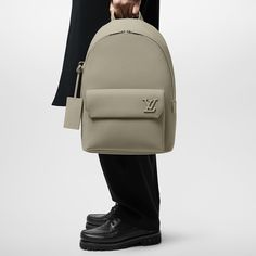 LOUIS VUITTON® - Takeoff Backpack - Sauge Classy Backpack, Louis Vuitton Mens Bag, Louis Vuitton Duffle Bag, Mens Designer Bag, Mens Duffle Bag, Men Purse, Edc Carry, Lv Backpack, Trendy Purses