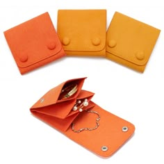 PRICES MAY VARY. 【Separated & Untangled】These orange small jewelry pouch features three seperated spaces, good for earrings, rings, bracelets and small necklaces, helps keep your jewerly pieces without tangled messes. You can put things in these orange travel jewelry pouch without worrying about them falling out. 【Perfect Size for Purse/Small Bag/Backpack/Suitcase】These orange microfiber jewelry pouch are good for many purposes: traveling, storage, gifting and taking with for times you might nee Jewelry Pouch Packaging, Small Pouch Bag, Backpack Suitcase, Small Necklaces, Orange Jewelry, Stationary Gifts, Small Leather Bag, Small Necklace, Jewelry Roll