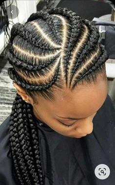 Hair Braiding Styles, Jumbo Box Braids, African Hair Braiding, Feed In Braids, African Hair Braiding Styles, Braiding Styles, Girls Hairstyles Braids