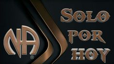 the logo for soloo por hoy is shown in gold and silver letters on a black background