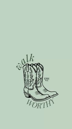 a drawing of a pair of cowboy boots with the words, i love north on it