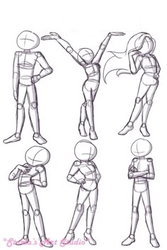 an animation character's body and arms are shown in this drawing lesson, which shows how