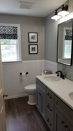 the bathroom is clean and ready to be used as a family room or guest suite