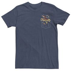 Your J.K. Rowling fan will love this Men's Harry Potter Fantastic Beast Niffler Pocket Logo Graphic Tee. Crewneck Short sleeves FABRIC & CARE Cotton, polyester Machine wash Imported Size: XXL. Color: Med Blue. Gender: male. Age Group: adult. Material: Cotton / Poly. Fantastic Beasts Niffler, Jurassic Park Raptor, Wall E Eve, Joker Card, Star Wars Tees, Tie Fighter, Park Ranger, Navy Grey, Harry Potter Fantastic Beasts