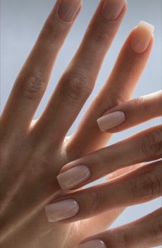 Russian Manicure, Minimal Nails, Casual Nails, Minimalist Nails, Dream Nails, Chic Nails, Perfect Nails, Nude Nails, Nail Manicure