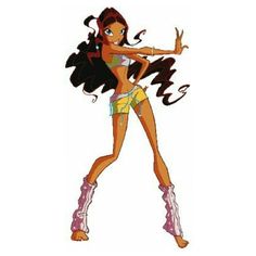 an image of a woman with long hair and boots on her feet, in front of a white background