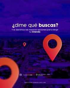 an image of a map with the words'dime que buscas?'in spanish