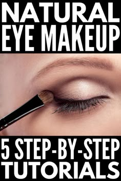 Natural Eye Shadow Looks, Natural Eye Shadow, Simple Eyeshadow Looks, Eye Colours, Daytime Makeup, Natural Eye Makeup Tutorial