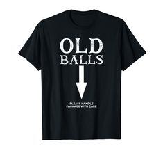 an old ball t - shirt with the words, please hangover and pointing up