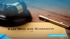 the last will and testament is next to a gavel on top of a piece of paper