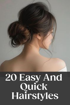 Looking for easy fun hairstyles that don't take ages to do? Check out these quick and stylish hairdos you can whip up in minutes! 30 Days Of Hairstyles Simple, Quick Hair Ideas, Easy Casual Hairstyles, Quick Work Hairstyles, Diy Shea Butter, Cool Easy Hairstyles, Easy Work Hairstyles, Easy Updos For Medium Hair, Quick And Easy Hairstyles