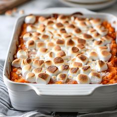 Easy Sweet Potato Casserole - Krystel's Cooking Christmas Baking Goodies, Sweet Potato Casserole With Marshmallows, Bourbon Sweet Potatoes, Sweet Potato Casserole Healthy, Best Sweet Potato Casserole, Sweet Potato Thanksgiving, Freeze Sweet Potatoes, Sweet Potato Casserole Easy, Potatoes Roasted