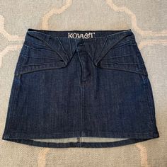 Almost Brand New. Worn Once. Rinse Wash. High Waist. Mini Denim Skirt Jean Skirts, Mini Denim Skirt, Christmas List, Things To Buy, Denim Skirt, Cool Outfits, High Waist, Womens Skirt, Color Blue