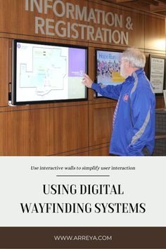 Interactive digital wayfinding systems can help streamline navigation. Use the interactive touchscreens to easily provide directions to locations and additional relevant information. Add digital wayfinding to existing physical wayfinding to create a wonderful wayfinding system.