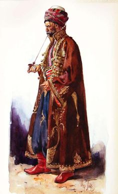 Kurd Man - Каптан — Вікіпедія Open Kaftan, Arab Art, Ceremonial Dress, Ottoman Empire, Photo Story, Medieval Fantasy, Traditional Clothing