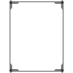 a black and white drawing of a square frame with lines in the middle, on a white background