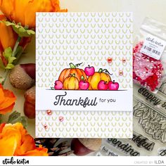 a close up of a card with flowers