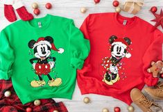 Mikey and Minie Christmas Light Couple Matching Shirts, Mouse Merry Xmas Party, Vacation Holiday, Xmas Matching Shirt, Christmas Couples T-shirts are specially designed "made-to-order" and will be printed directly after ordering. Shirt MATERIAL: Cotton of Gildan (depending on the color of the shirt, there will be more polyester) GUARANTEE optimum quality even after multiple washes (Machine wash cold, inside-out, gentle cycle with mild detergent and similar colors.) Do you have a special request? Disney Couple, Disney Couple Shirts, Christmas Couples, Disney Trip Shirts, Christmas Party Outfit, Cute Christmas Shirts, Couple Shirt, Matching Couple Shirts, Christmas Couple