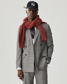 Plaid Suit Jacket, Fw 2022, Leon Dore, Vintage Sportswear, Plaid Suit, Glen Plaid, Mode Inspo, Man Style