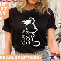 Disney 2024, Graduation Shirt, Graduation Year, Class Of 2023, Graduation Shirts, Hot Outfits, Color Options