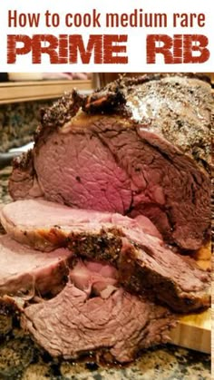 how to cook medium rare prime rib roast